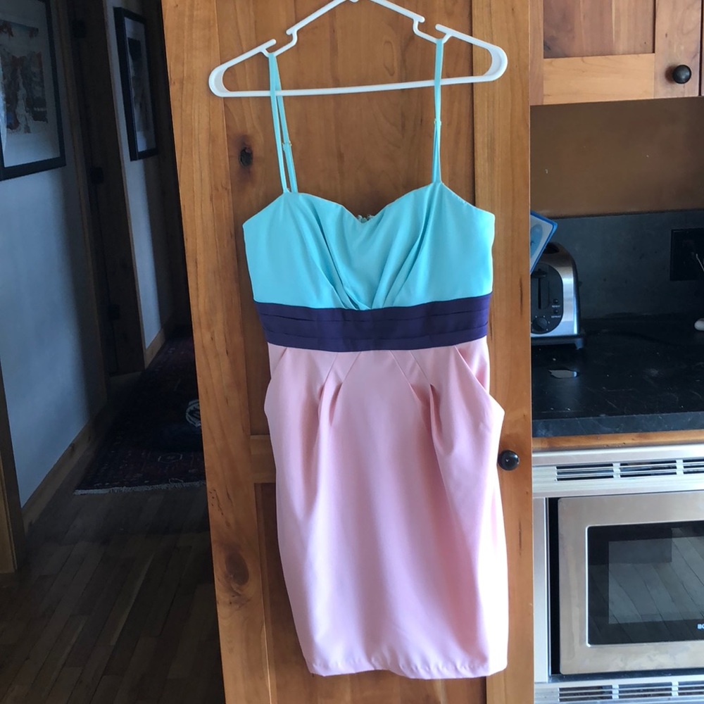 Beautiful strapless or spaghetti strap dress